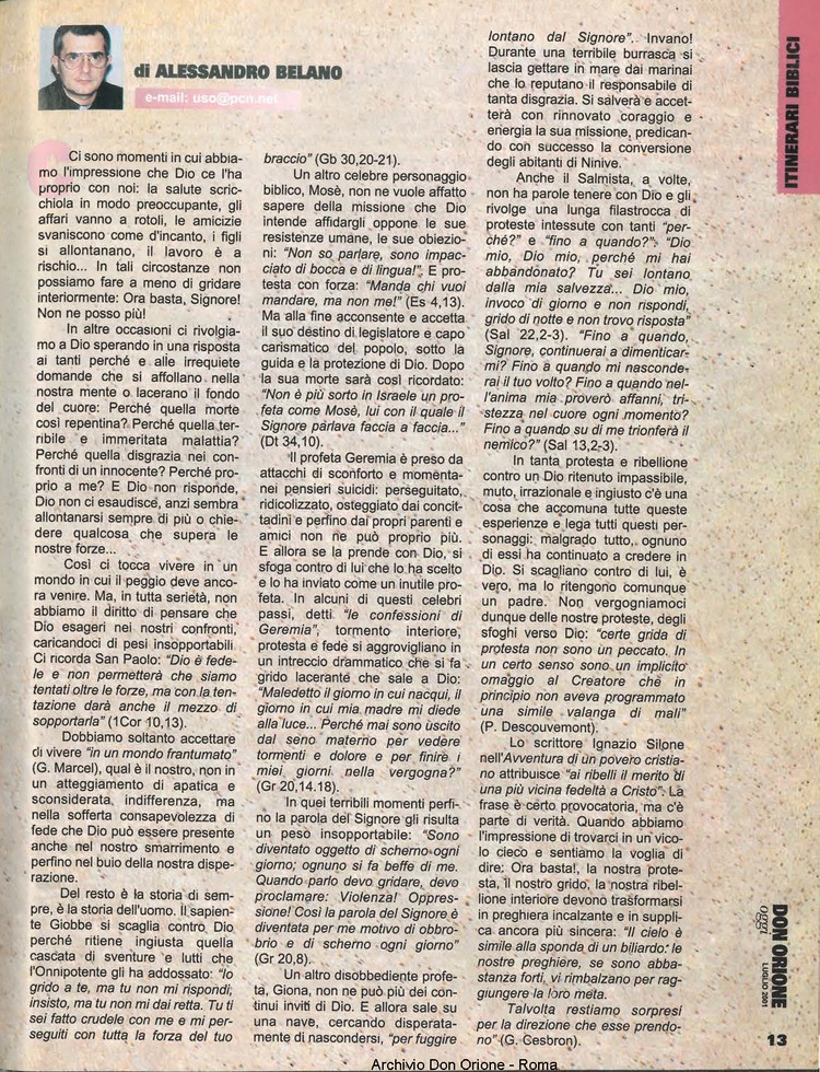 Don Orione oggi, 2001, 07, pagina 13