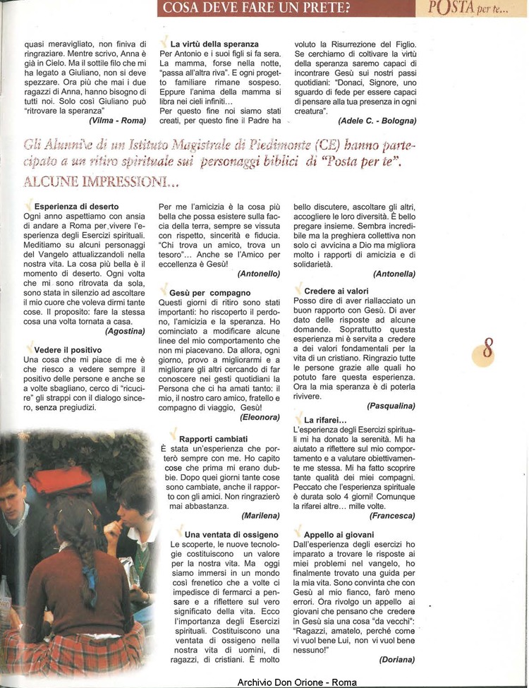 Don Orione oggi, 2001, 07, pagina 19