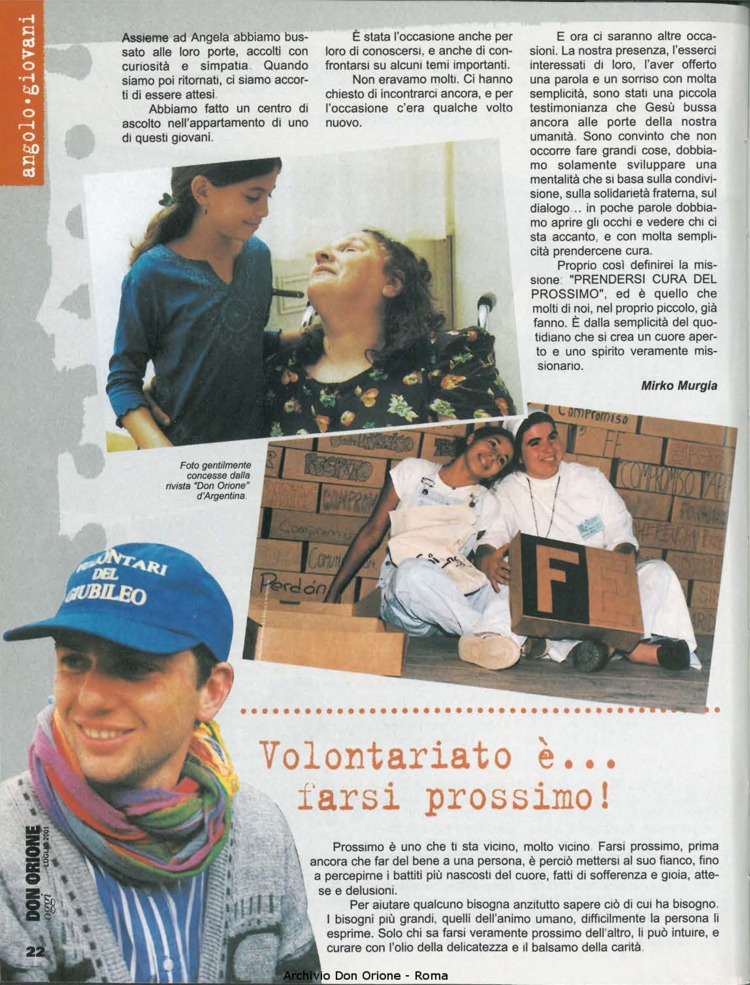 Don Orione oggi, 2001, 07, pagina 22