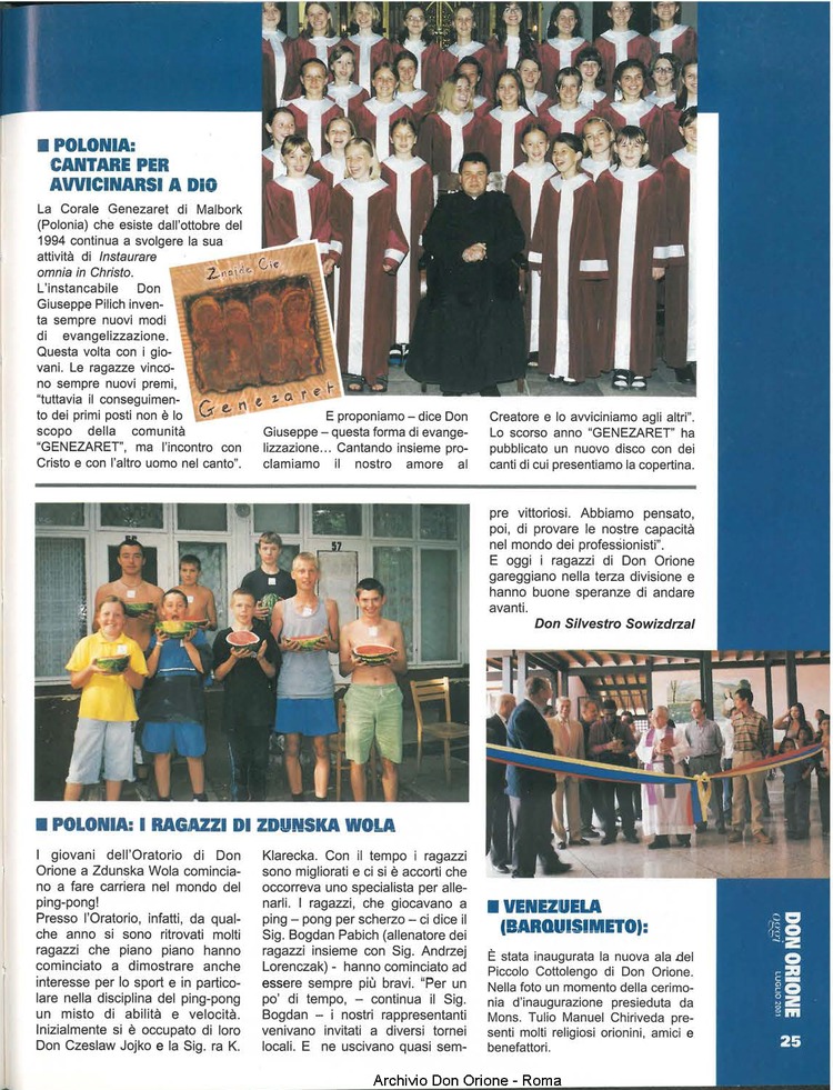 Don Orione oggi, 2001, 07, pagina 25