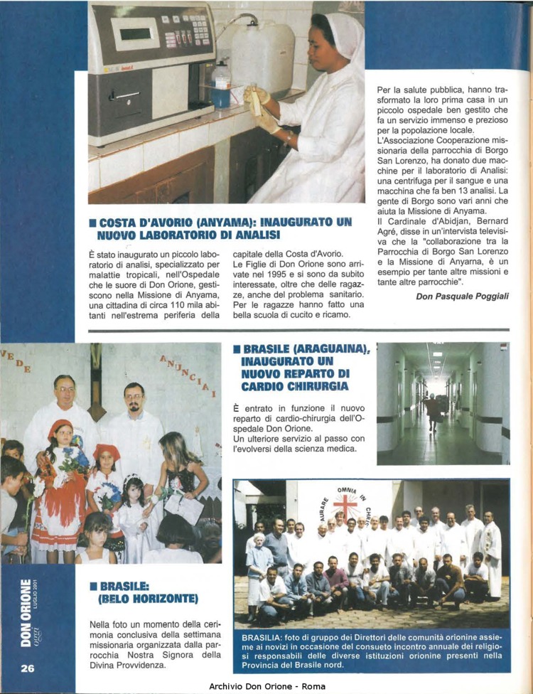 Don Orione oggi, 2001, 07, pagina 26
