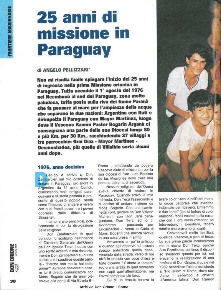 Don Orione oggi, 2001, 07, pagina 30