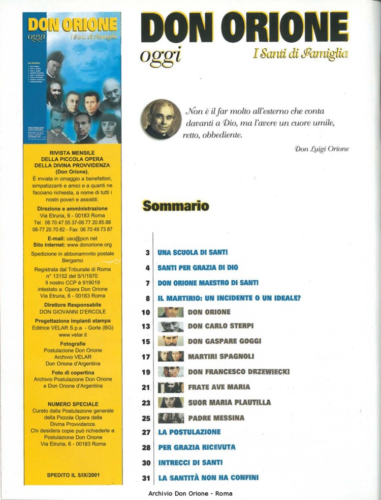 Don Orione oggi, 2001, 08, pagina 2