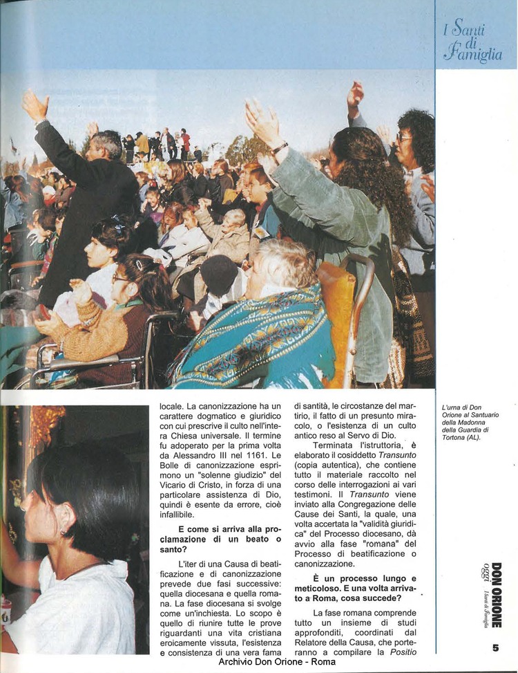 Don Orione oggi, 2001, 08, pagina 5