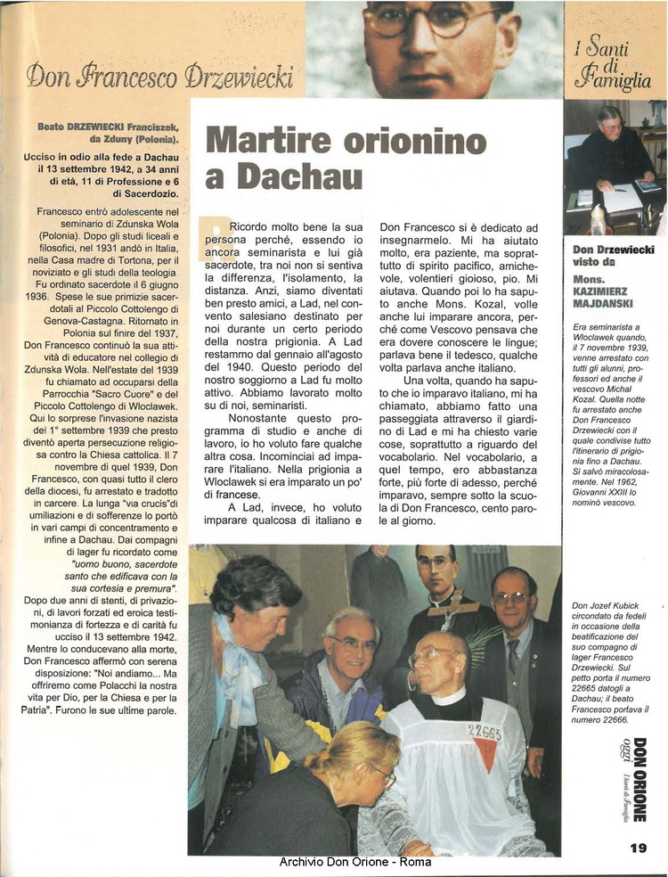Don Orione oggi, 2001, 08, pagina 19