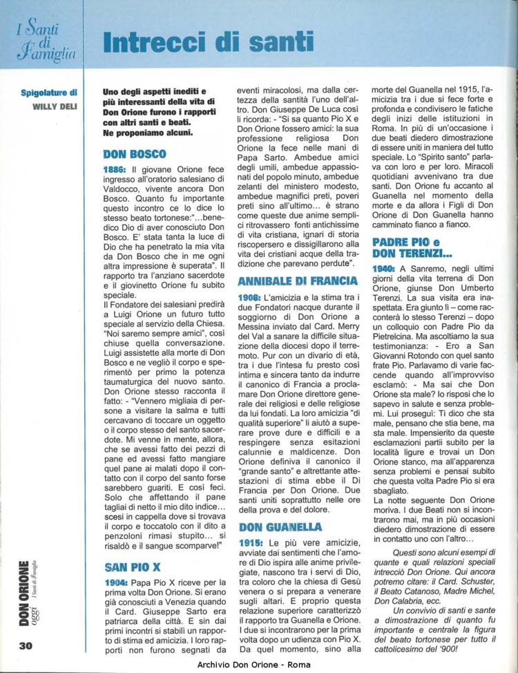 Don Orione oggi, 2001, 08, pagina 30
