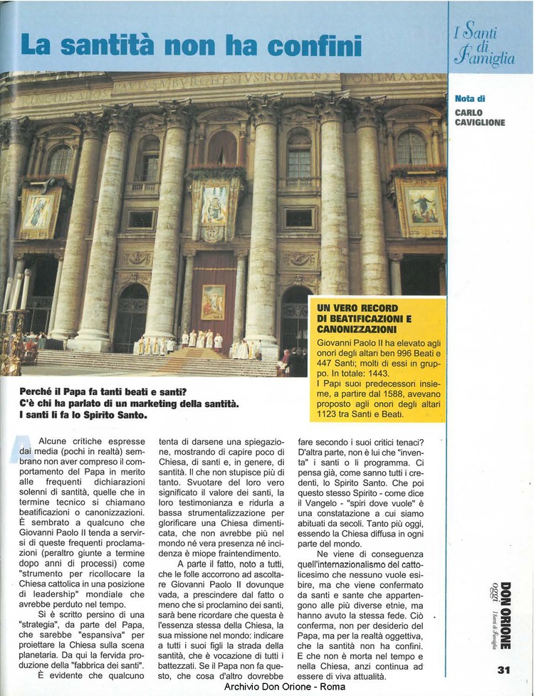 Don Orione oggi, 2001, 08, pagina 31