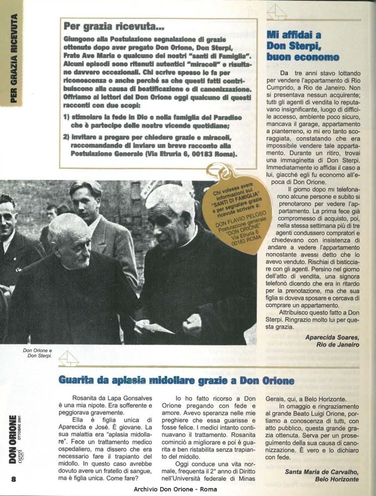 Don Orione oggi, 2001, 09, pagina 8