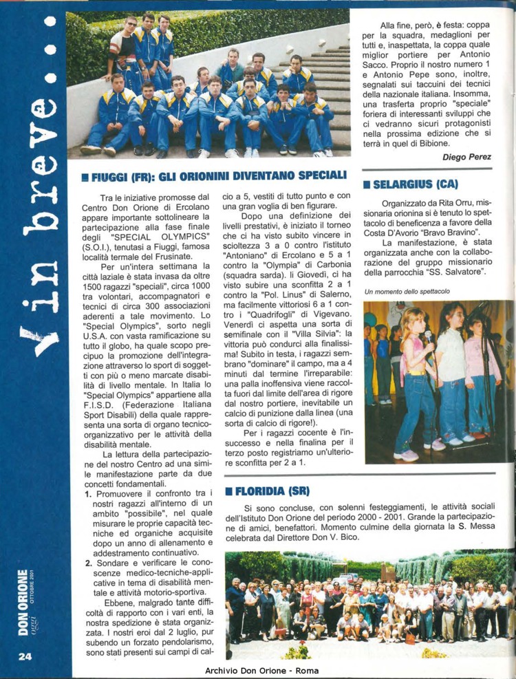 Don Orione oggi, 2001, 09, pagina 24