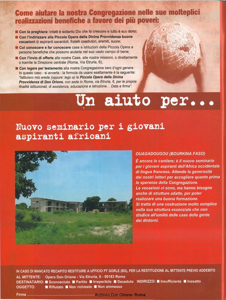Don Orione oggi, 2001, 09, pagina 32