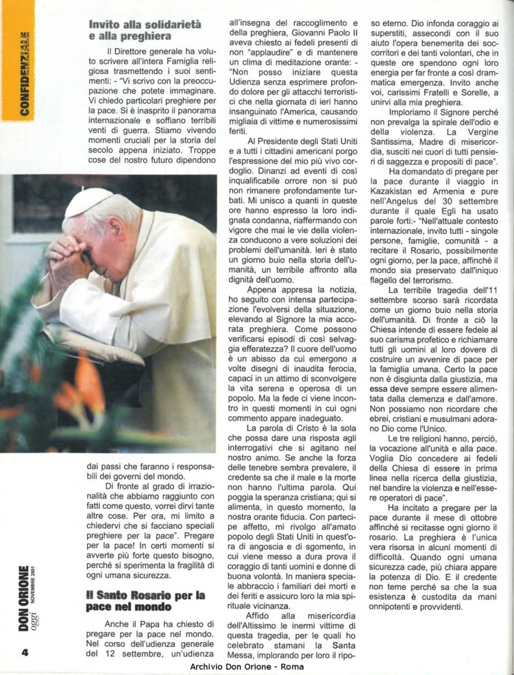 Don Orione oggi, 2001, 10, pagina 4