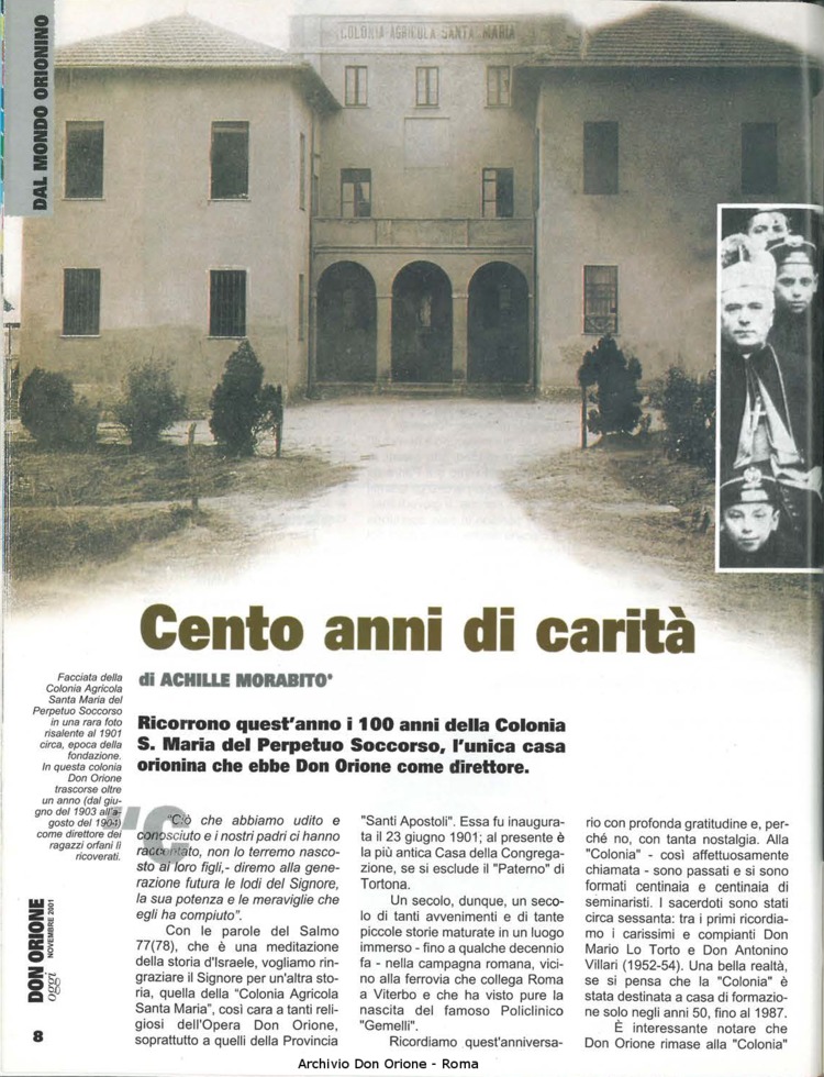 Don Orione oggi, 2001, 10, pagina 8