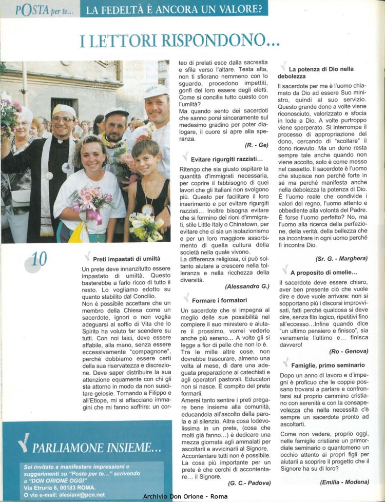 Don Orione oggi, 2001, 10, pagina 18