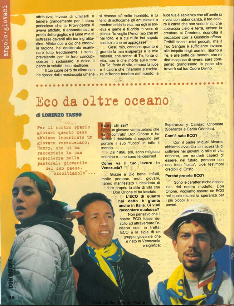 Don Orione oggi, 2001, 10, pagina 20