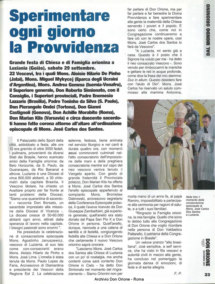 Don Orione oggi, 2001, 10, pagina 23