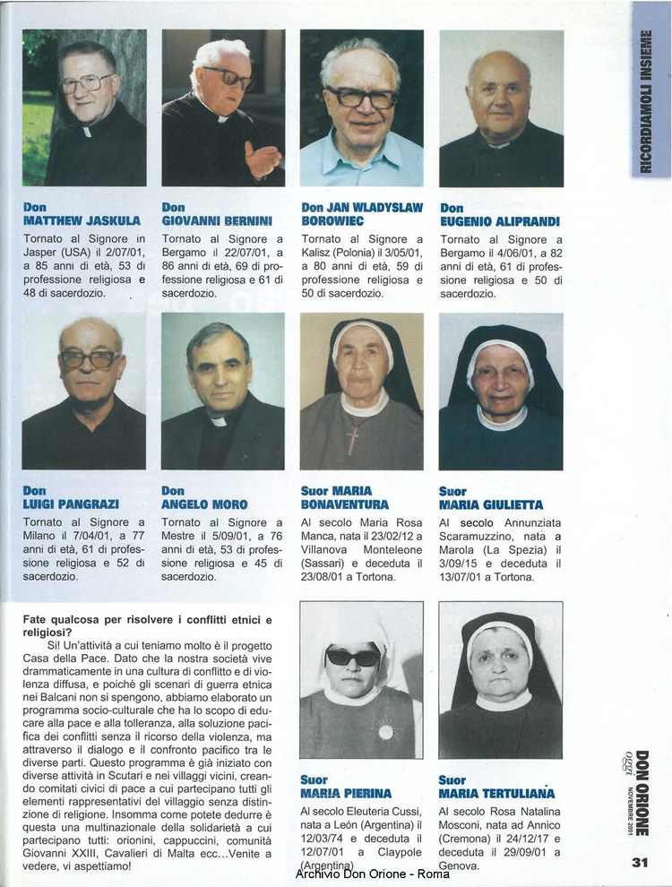 Don Orione oggi, 2001, 10, pagina 31