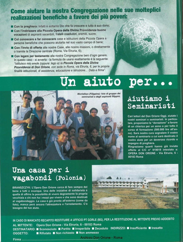 Don Orione oggi, 2001, 10, pagina 32