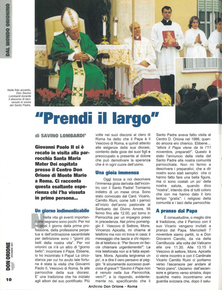 Don Orione oggi, 2001, 11, pagina 10