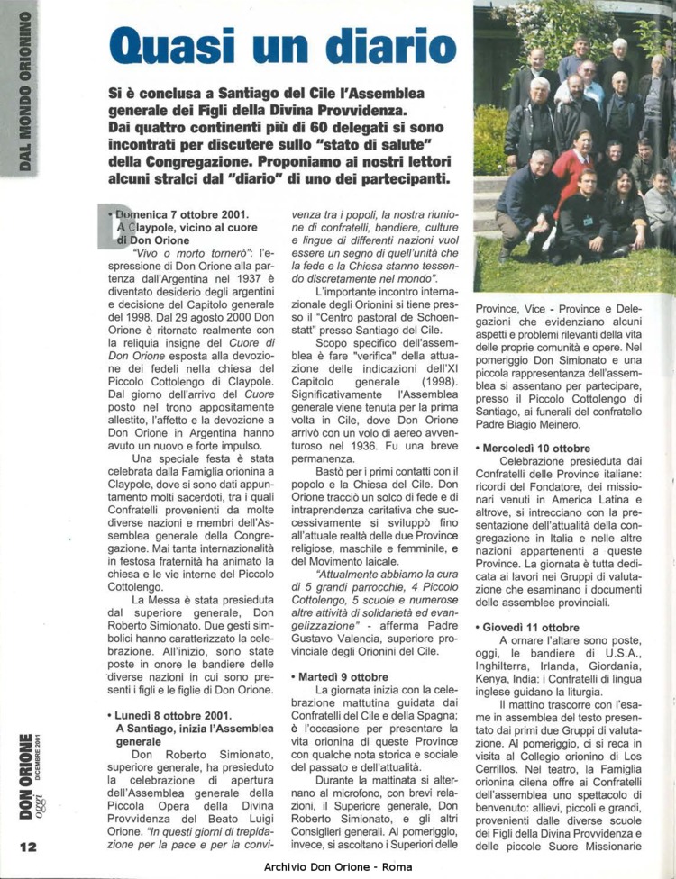 Don Orione oggi, 2001, 11, pagina 12