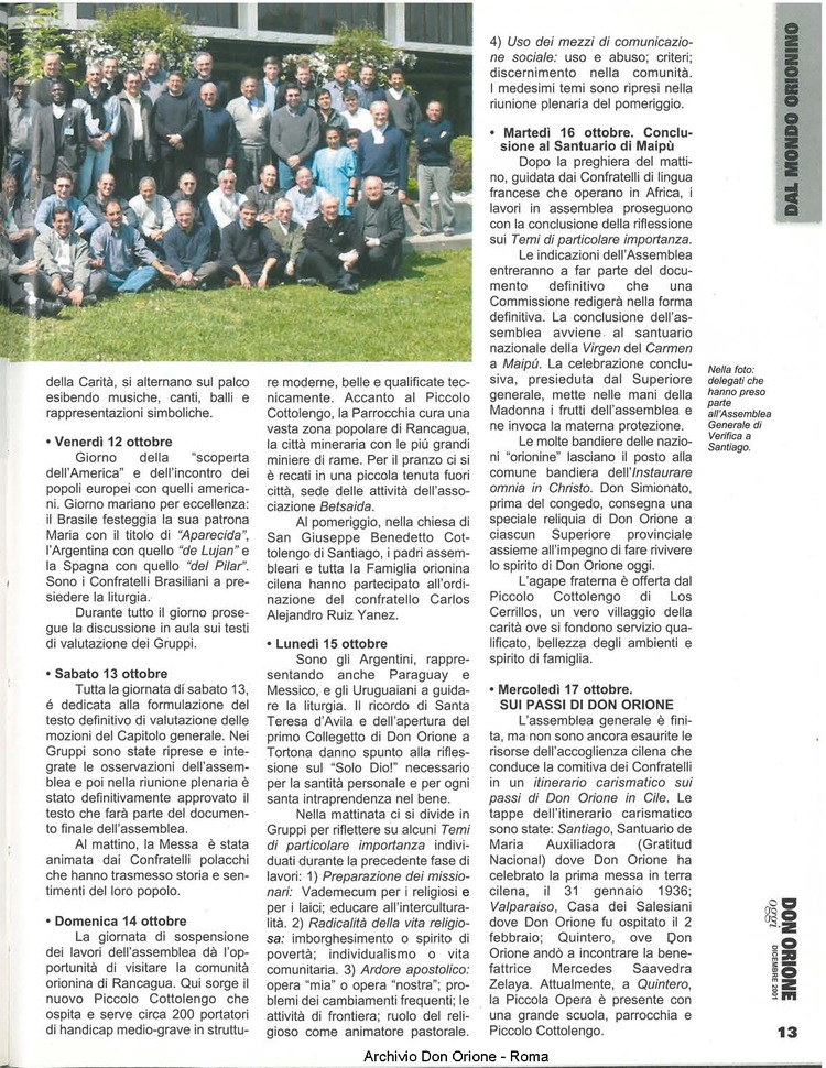 Don Orione oggi, 2001, 11, pagina 13