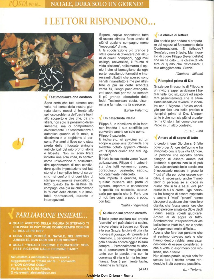 Don Orione oggi, 2001, 11, pagina 18