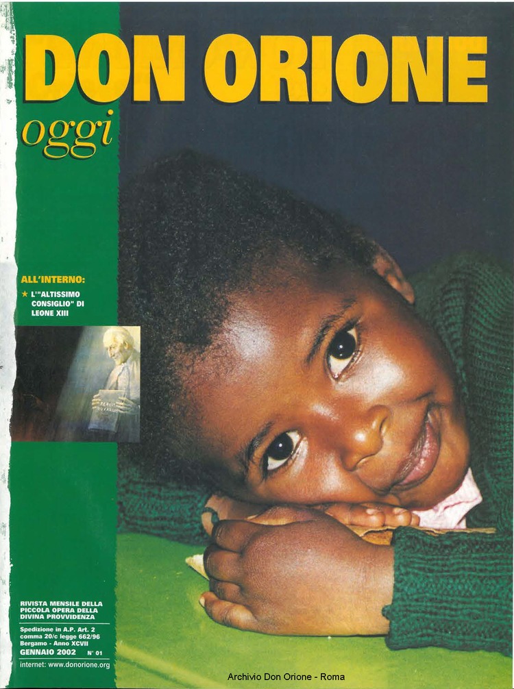 Don Orione oggi, 2002, 01, pagina 1