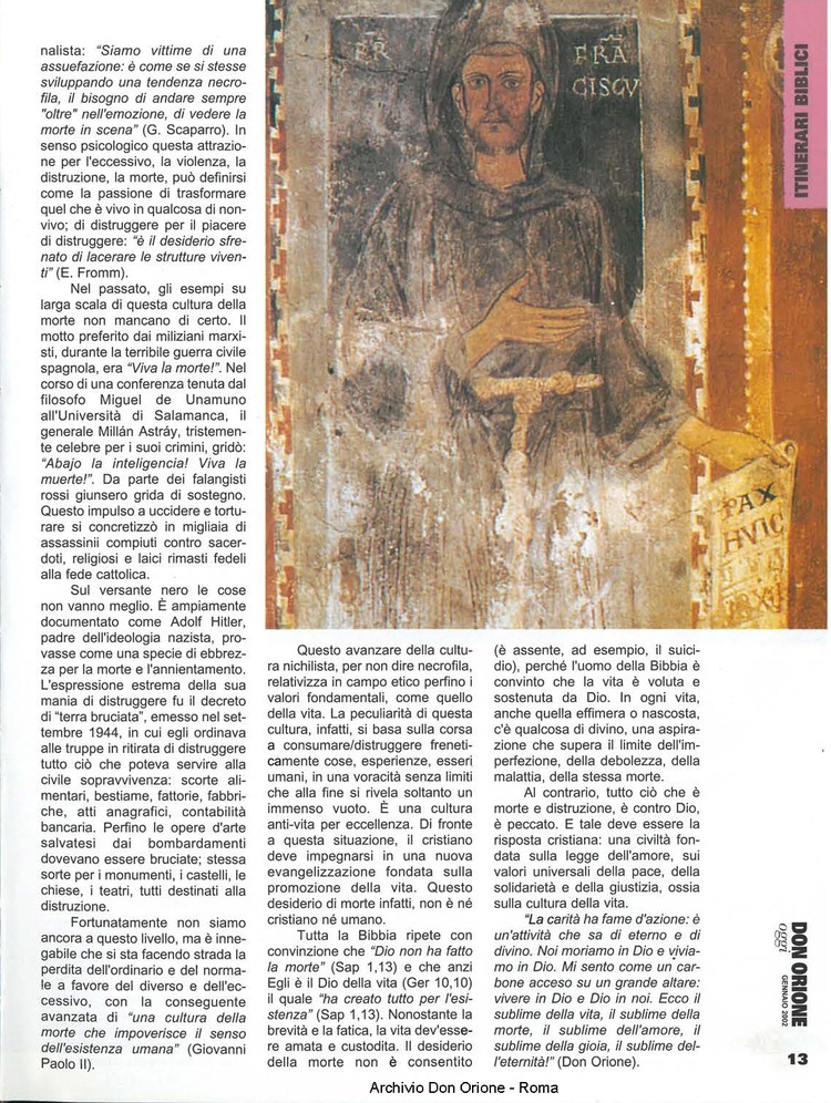 Don Orione oggi, 2002, 01, pagina 13