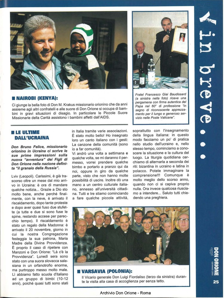 Don Orione oggi, 2002, 01, pagina 25