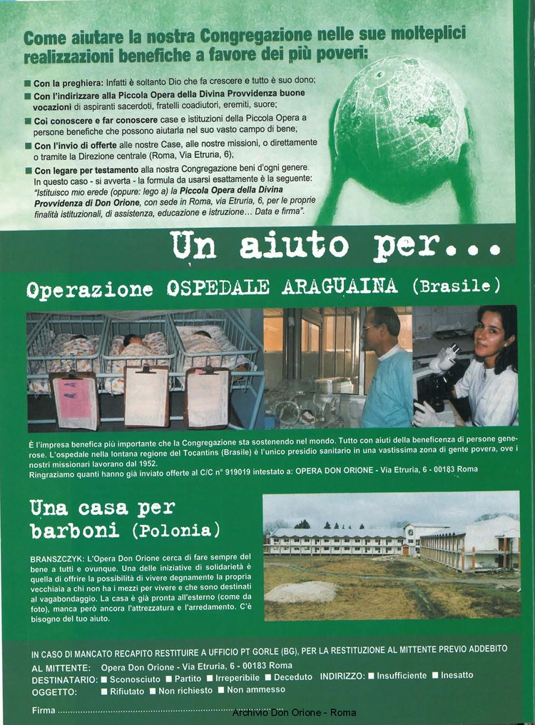 Don Orione oggi, 2002, 01, pagina 32