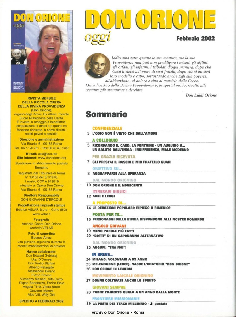 Don Orione oggi, 2002, 02, pagina 2