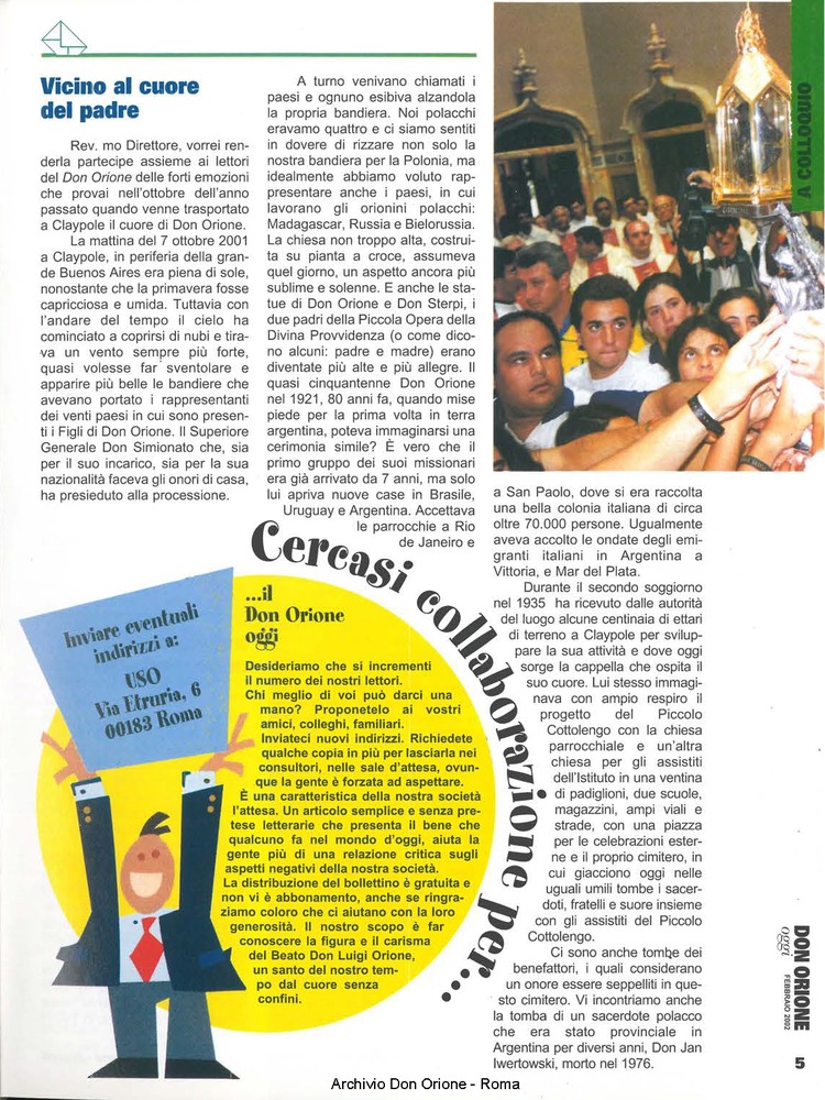 Don Orione oggi, 2002, 02, pagina 5