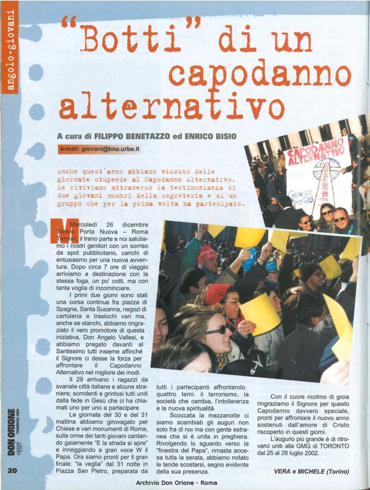 Don Orione oggi, 2002, 02, pagina 20