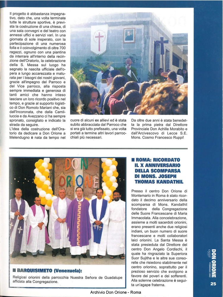 Don Orione oggi, 2002, 02, pagina 25