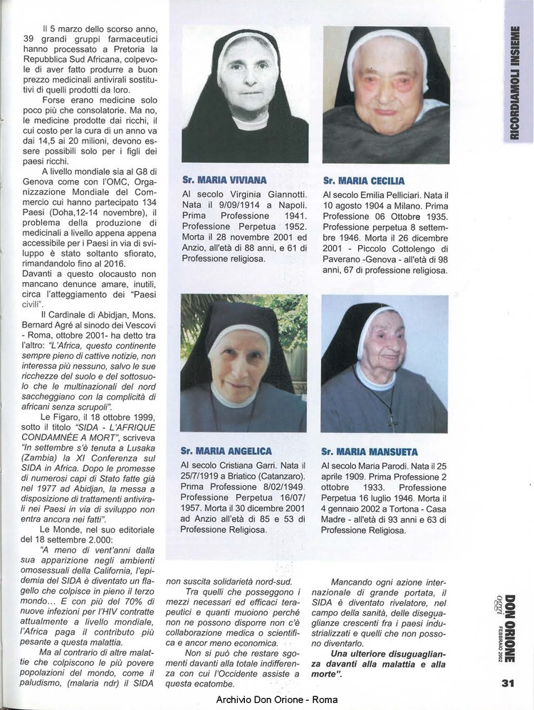 Don Orione oggi, 2002, 02, pagina 31