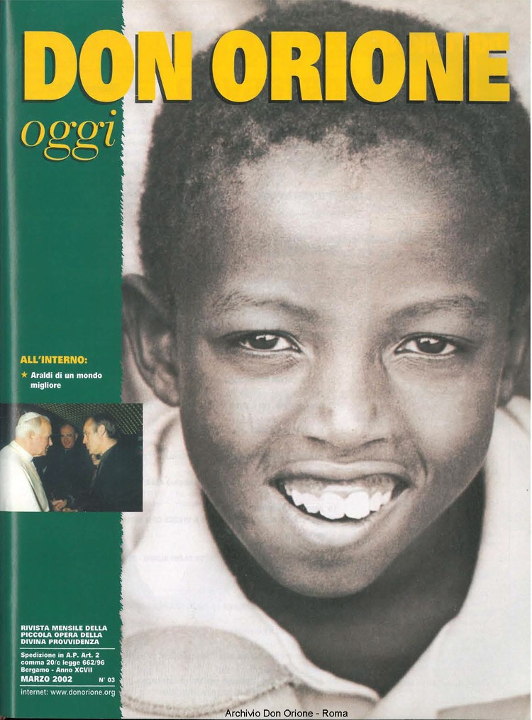 Don Orione oggi, 2002, 03, pagina 1