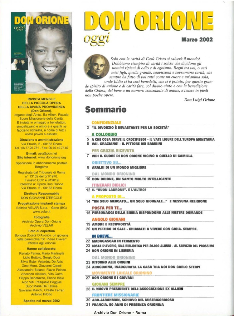 Don Orione oggi, 2002, 03, pagina 2