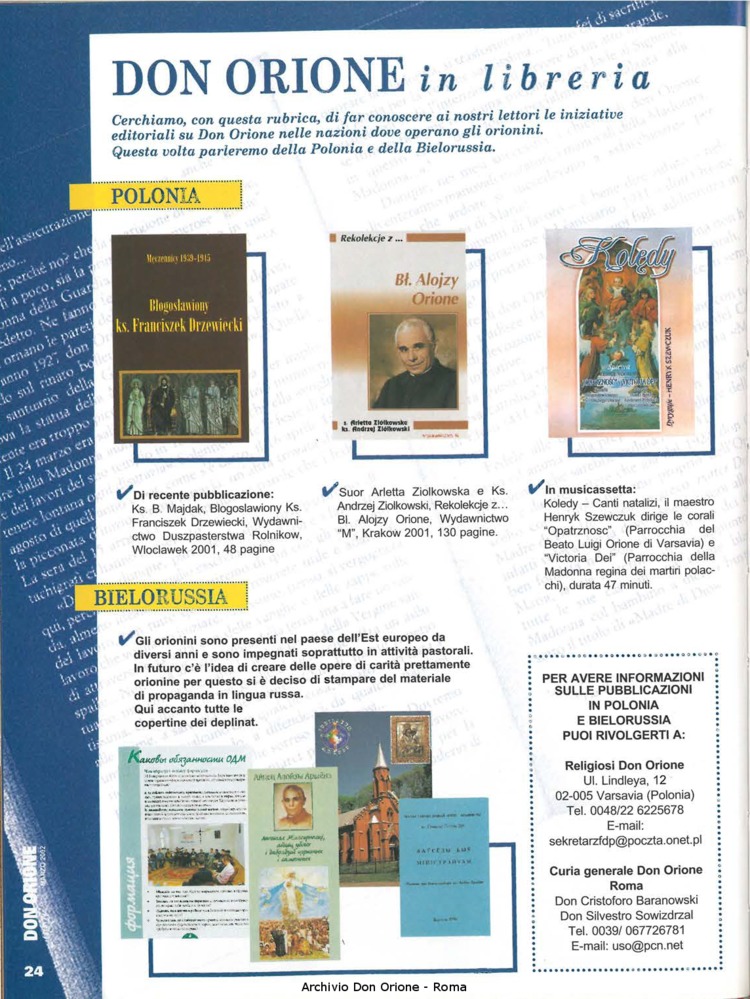 Don Orione oggi, 2002, 03, pagina 24