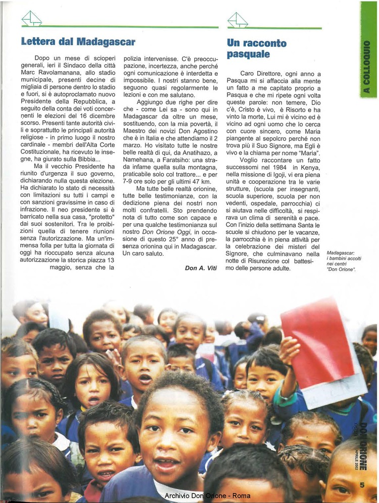 Don Orione oggi, 2002, 04, pagina 5