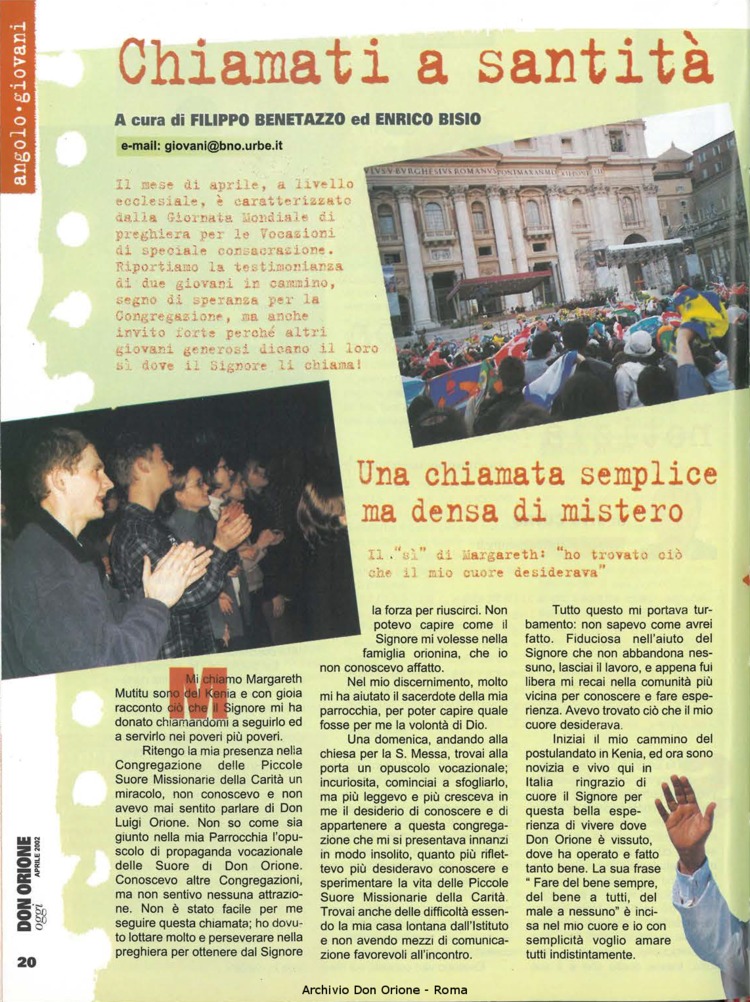 Don Orione oggi, 2002, 04, pagina 20
