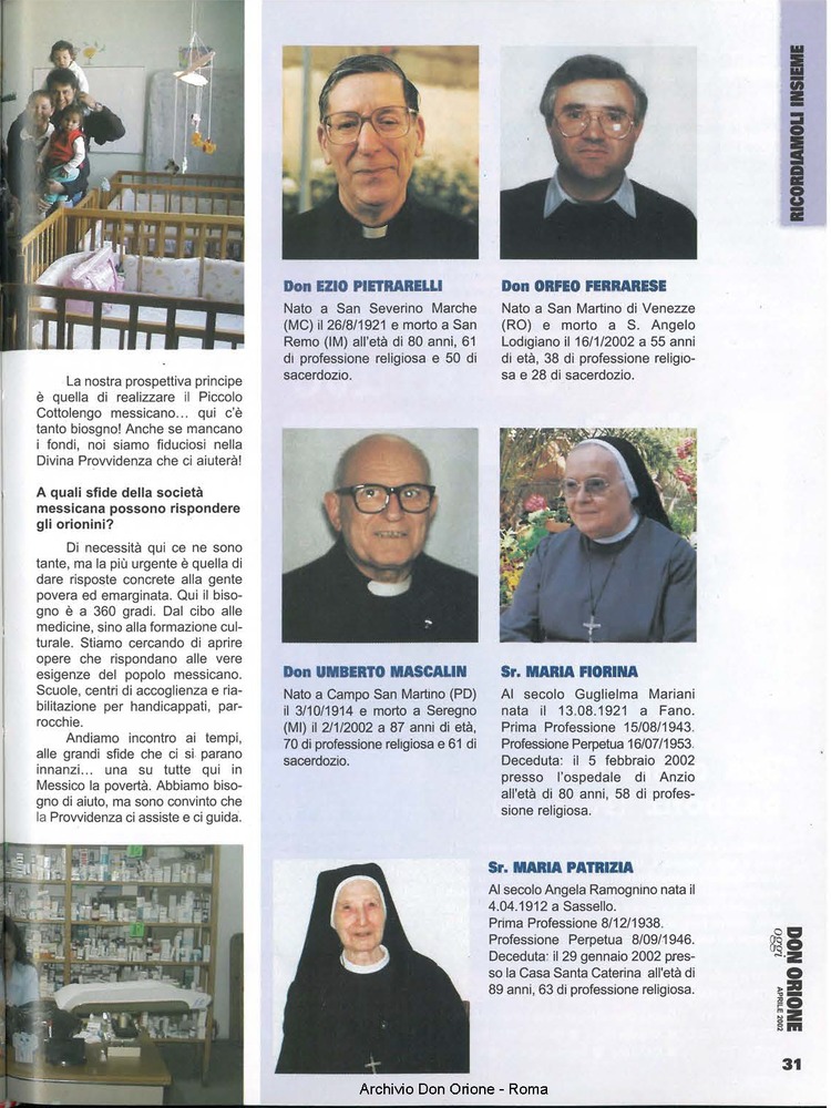 Don Orione oggi, 2002, 04, pagina 31