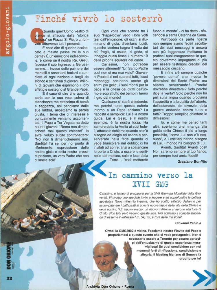 Don Orione oggi, 2002, 06, pagina 22