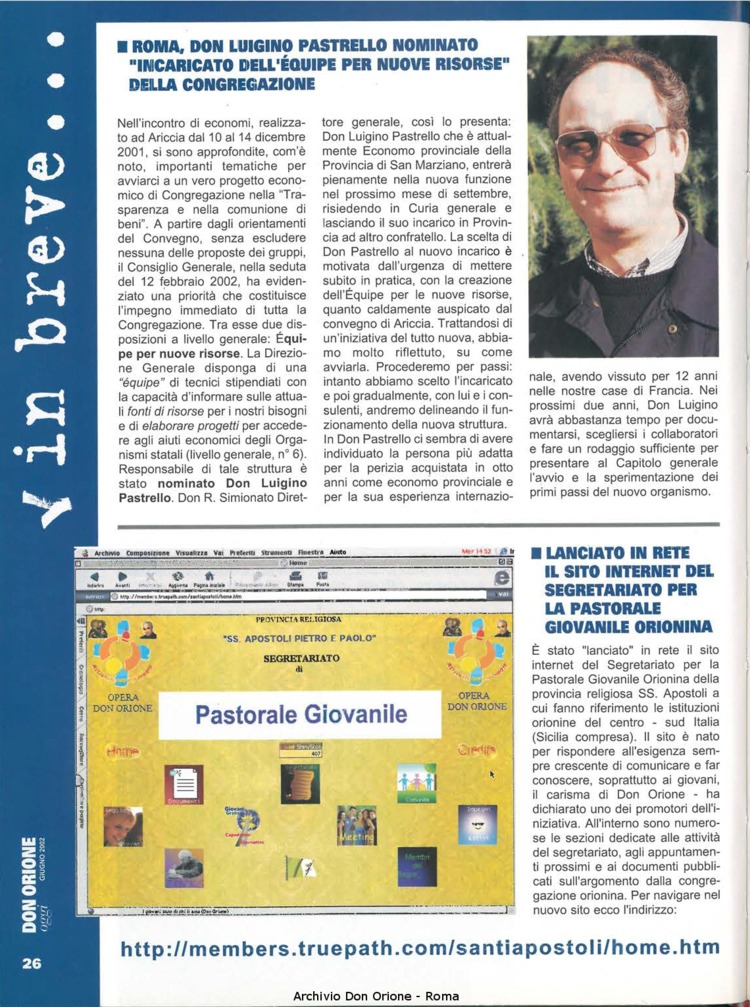 Don Orione oggi, 2002, 06, pagina 26