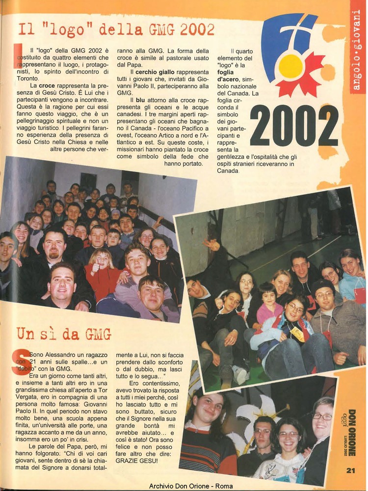 Don Orione oggi, 2002, 07, pagina 21