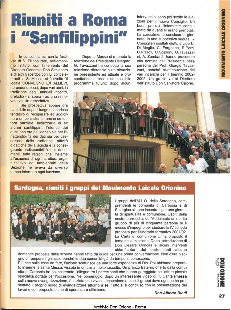 Don Orione oggi, 2002, 07, pagina 27