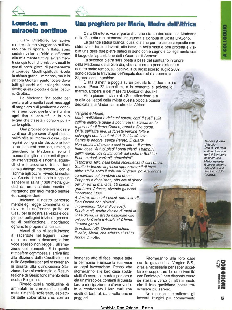 Don Orione oggi, 2002, 09, pagina 5