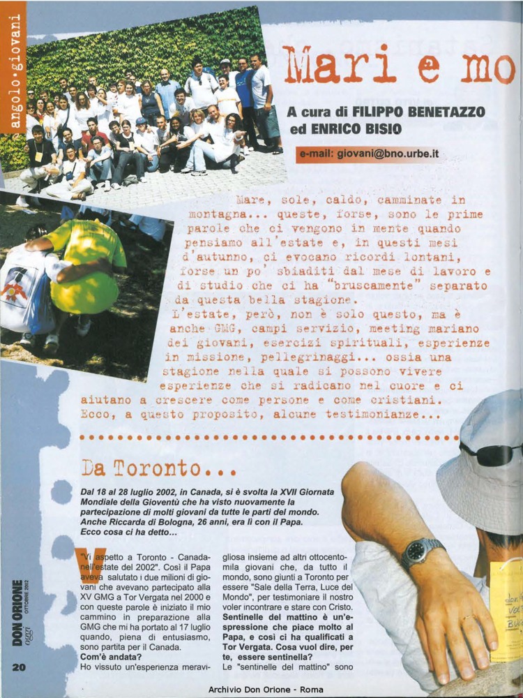 Don Orione oggi, 2002, 09, pagina 20