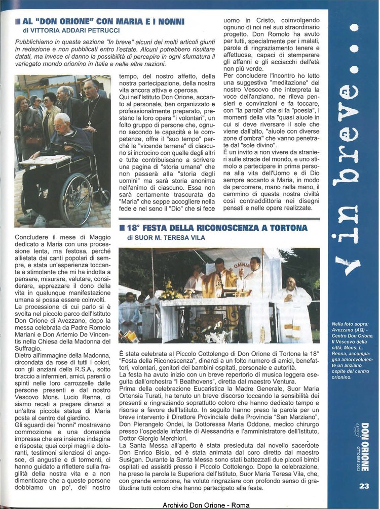 Don Orione oggi, 2002, 09, pagina 23