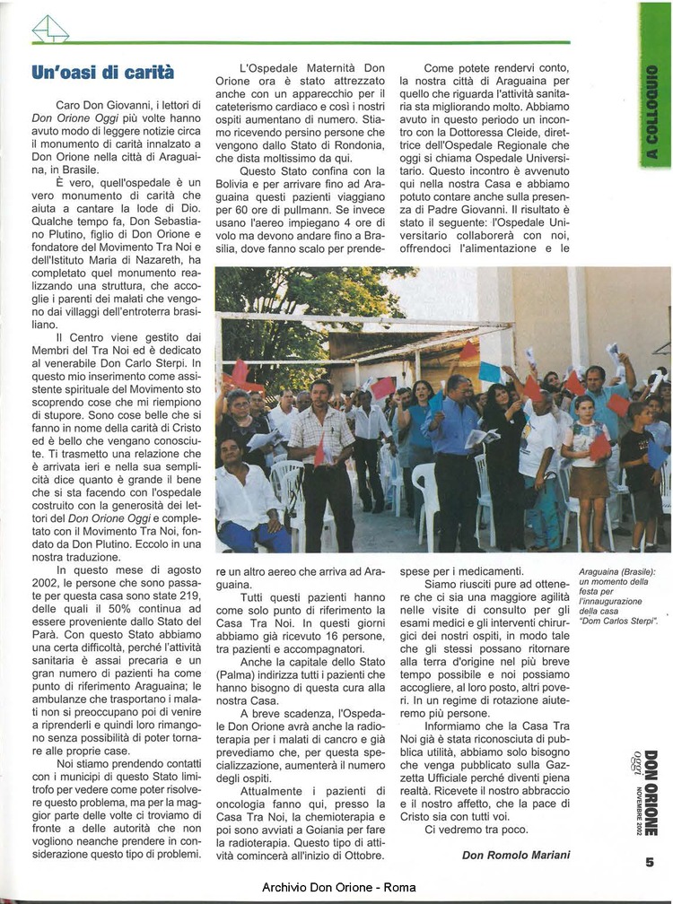 Don Orione oggi, 2002, 10, pagina 5
