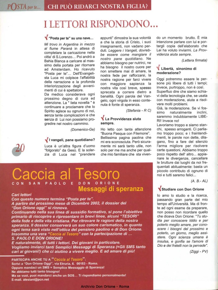 Don Orione oggi, 2002, 10, pagina 18