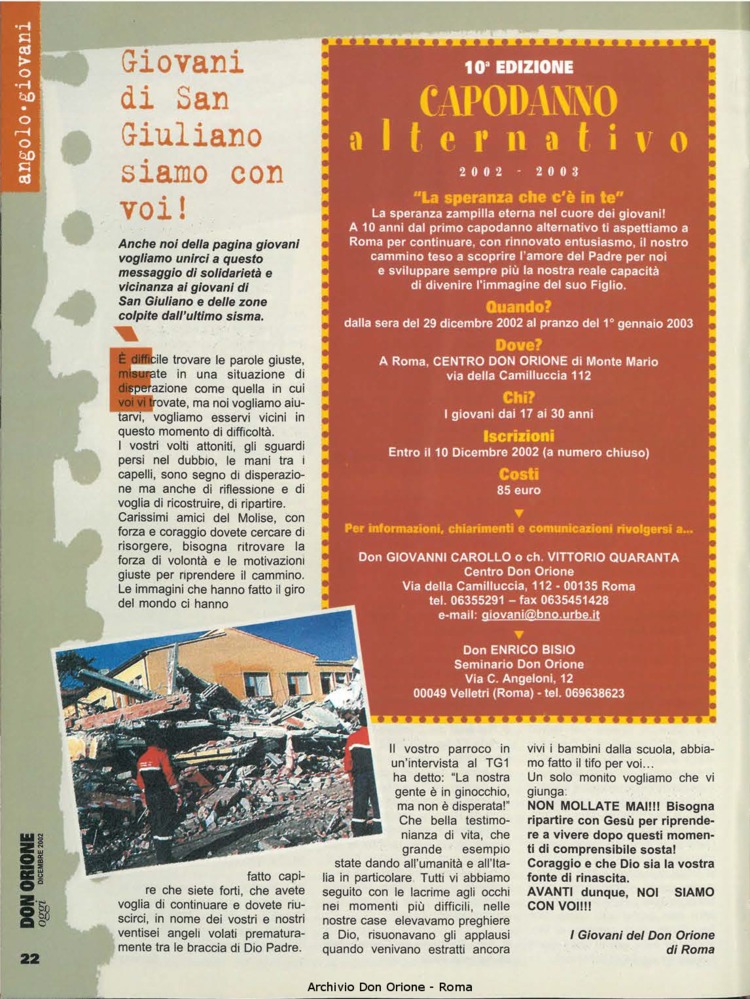 Don Orione oggi, 2002, 11, pagina 22